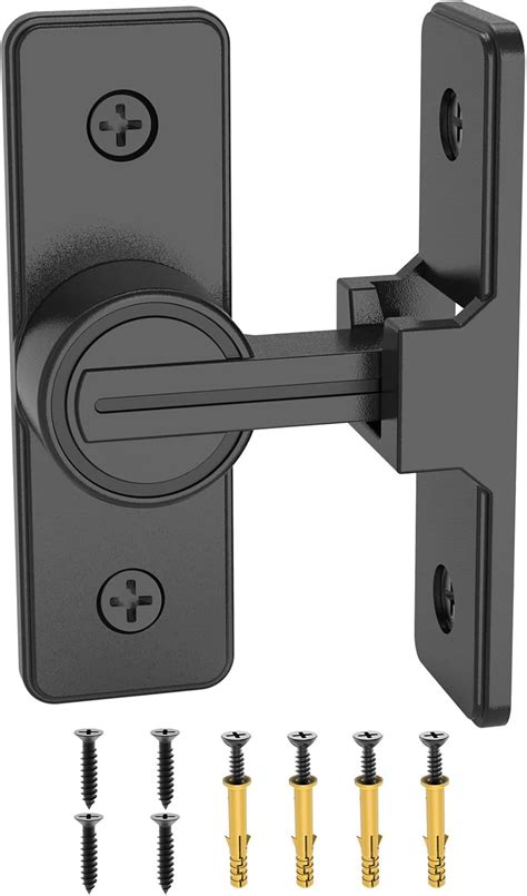 Heavy Duty Sliding Barn Door Lock Degree Right Angle Flip Latch