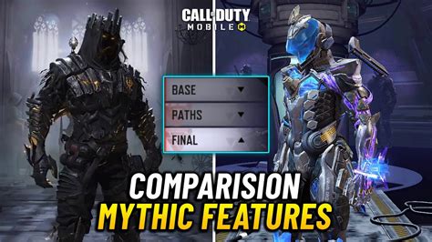 Mythic Templar Spectre All Features Upgrades Comparision COD Mobile