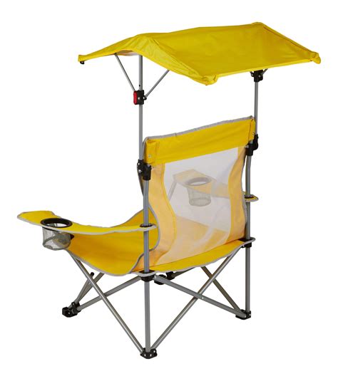 Outbound Sunshade Beach Adjustable Chair, Yellow | Canadian Tire