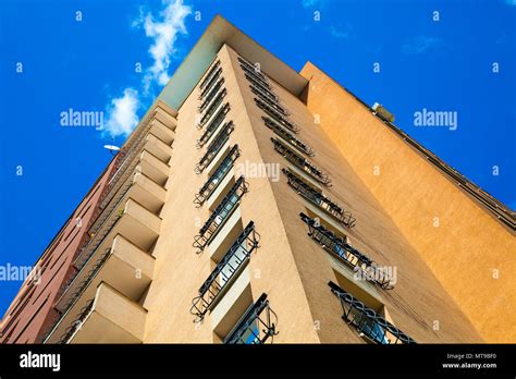 Part Of The Apartment Building Stock Photo Alamy