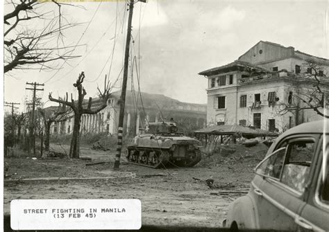 Street Fighting In Manila In The Philippines On February The