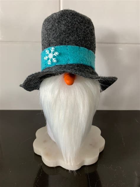 Snowman Gnome Christmas Gnome Holiday Gnomewinter Gnome Etsy