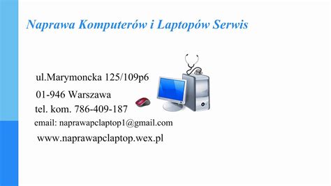 Naprawa Komputer W I Laptop W Serwis Pogotowie Komputerowe Warszawa