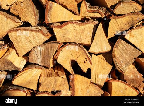 Stacked Firewood Logs Stock Photo Alamy