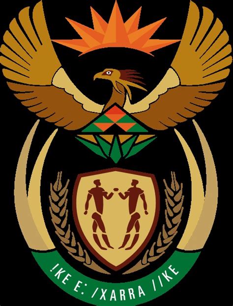 Label The South African Coat Of Arms