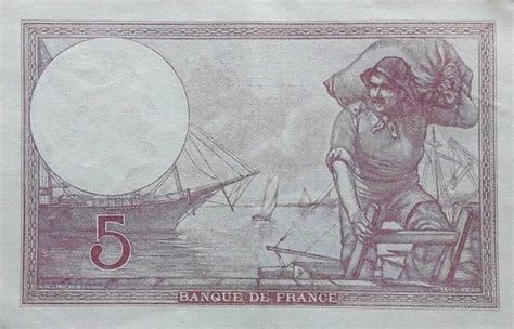 Billete Francs Francia Foronum