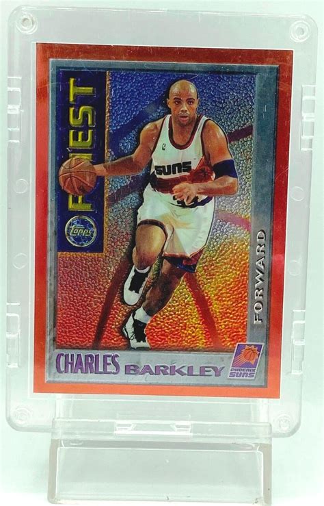 Vintage 1996 Topps Finest Chromium Charles Barkley Insert Card M6