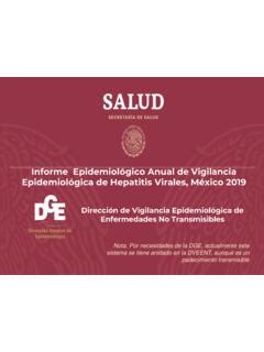 Informe Epidemiológico Anual de Vigilancia Epidemiológica informe