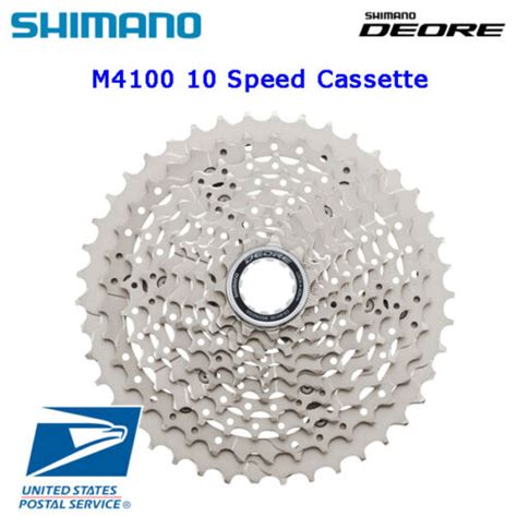 Shimano Deore Cs M4100 10 Speed Cassette 11 42t 11 46t Mtb Ebay