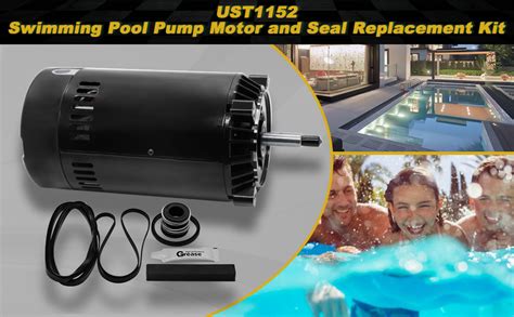 Amazon Ust Hp Swimming Pool Pump Motor And Seal Kit