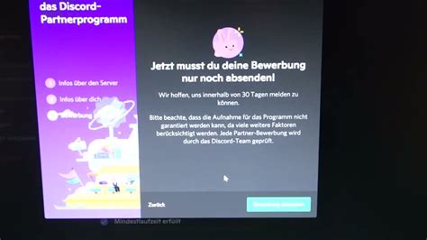 Mitschauen hinter Kulissen Bewerbung für das Discord