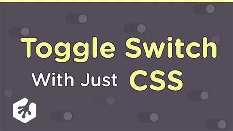 Css Only Toggle Switch Youtube