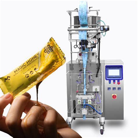 Automatic Vffs Sachet Paste Liquid Packing Machine Honey Stick Filling