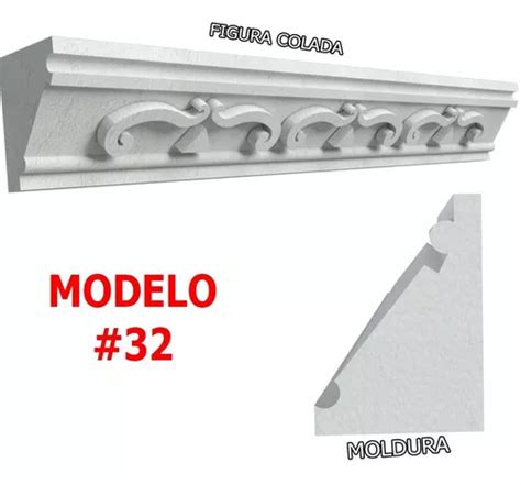 Metros Moldura Unicel Pecho Paloma Molde Colar Modelo En Venta