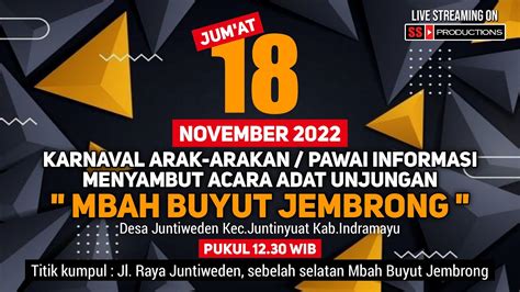 Live Karnaval Arak Arakan Acara Adat Tradisi Unjungan Mbah Buyut