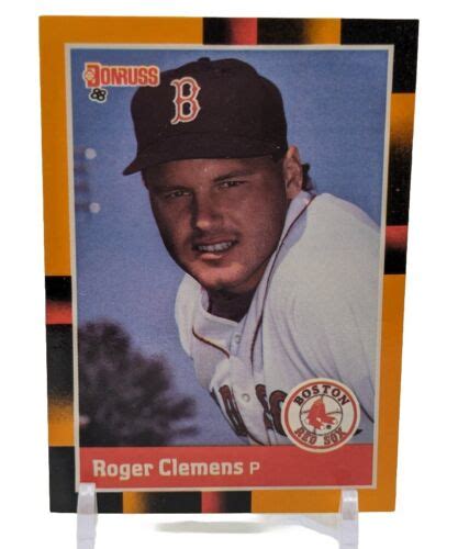 1988 Donruss Baseball S Best ROGER CLEMENS Red Sox 57 EBay