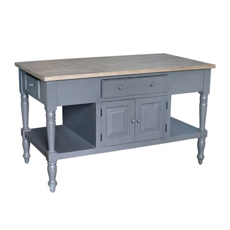 Darby Home Co Brookstonval Solid Wood Kitchen Island Wayfair