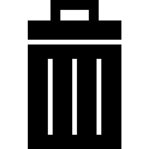 Trash Can With Cover Vector Svg Icon Svg Repo