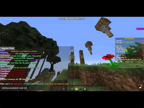 Minecraft 1 8 Servidor De Skywars Vip Free YouTube