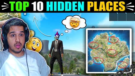 Top 10 Secret Places In Bermuda Hidden Places In Free Fire BR Rank