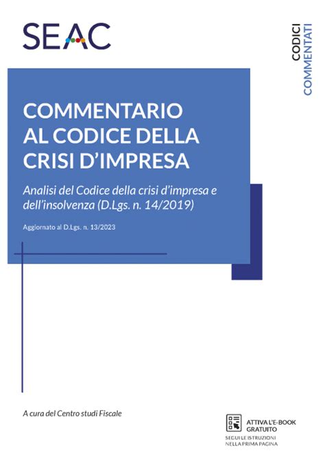 Commentario Al Codice Crisi D Impresa 2023