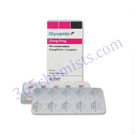 Glyxambi 25 5mg Tablet Empagliflozin USA Fast Delivery