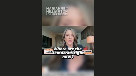 2024 Democratic Presidential Candidate Marianne Williamson Where Are