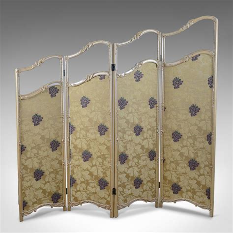 French Antique Folding Screen Giltwood French Antiques Antiques