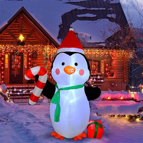 Amazon Mortime Ft Christmas Inflatable Penguin Blow Up