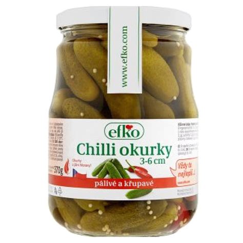 Okurky chilli Efko levně Kupi cz