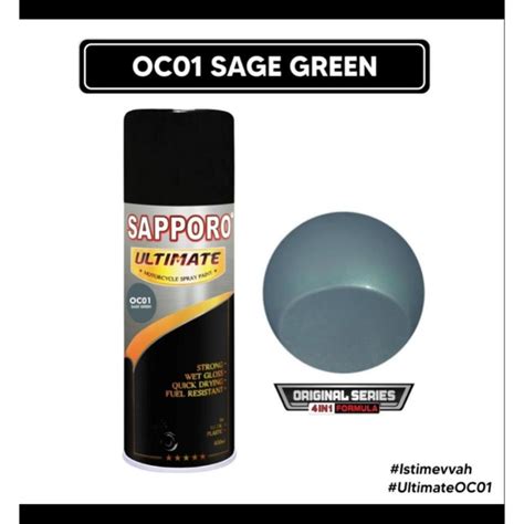 Jual Sapporo Ultimate OC01 Sage Green Cat Spray Semprot Aerosol