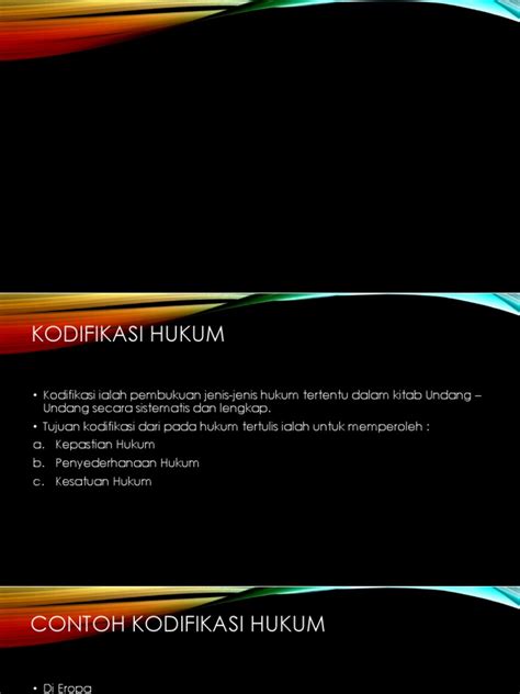 Kodifikasi Hukum Pdf