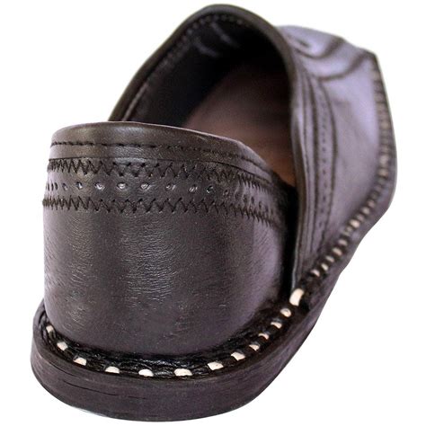 Buy Black Leather Mens Boot Mojaris Shop Online Krafto Jodhpur