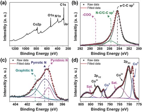 A Xps Survey Scan And High Resolution Xps Spectra Of B C S C N