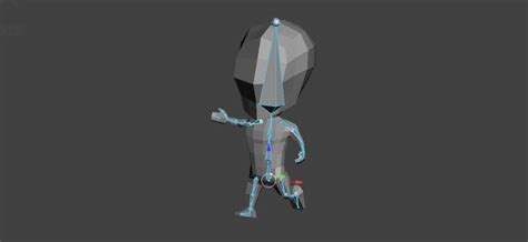 Blender Low Poly Character Creation Rigging BlenderNation