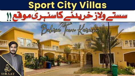 Bahria Sports City Villas Buy At Cheap Rates Sqy Villas Bahria