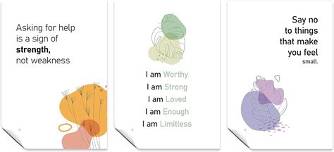 Mental Health Awareness Posters Set Of 3 A4 Poster Prints Wall Art