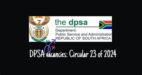 Dpsa Vacancies Circular Of