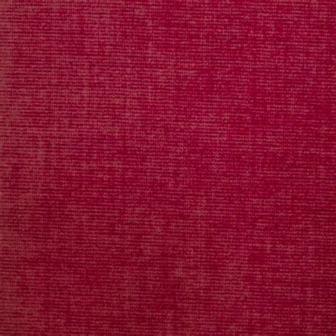 Strawberry Red Solid Texture Plain Wovens Chenille Upholstery