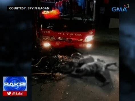 Saksi Salpukan Ng Bus At Tricycle Ang Patay Youtube