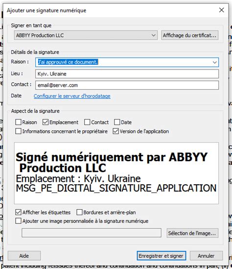 Créer et ajouter des signatures numériques aux PDF FineReader PDF