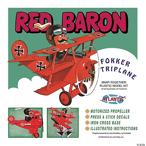 Plastic Model Kit Red Baron Fokker Tri Plane