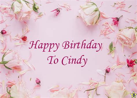 happy birthday to cindy | Birthday Star