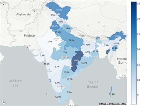 How To Make Choropleth Maps With Labels Using Mapbox Api Geeksforgeeks