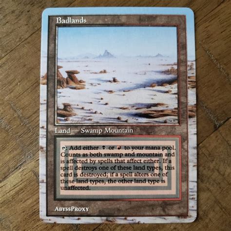 X Dual Land Set C Mtg Abyss Proxy Shop Enhance Your Commander