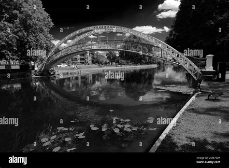 Bridge Over The River Great Ouse Embankment Bedford Town Bedfordshire