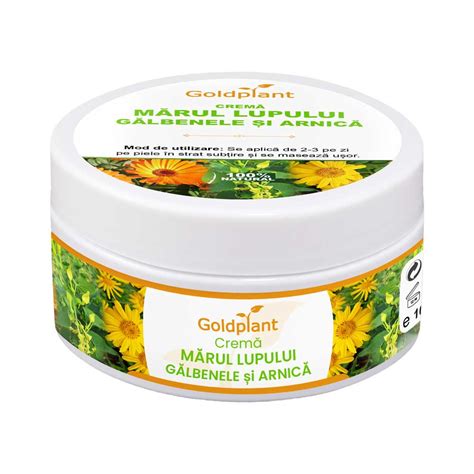 Crema De Marul Lupului Galbenele Si Arnica 100ml Goldplant Produse