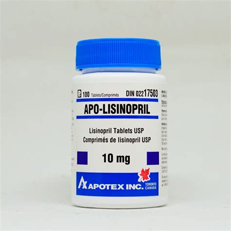 Lisinopril 10mg100 Blood Pressure Pharmacy Grade Muscle Gear