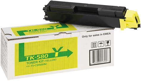 TONER TK 580Y Toner Kyocera Gelb TK 580 Original Bei Reichelt