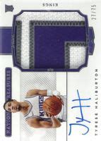 Tyrese Haliburton 2020 National Treasures 103 Rookie Patch Auto